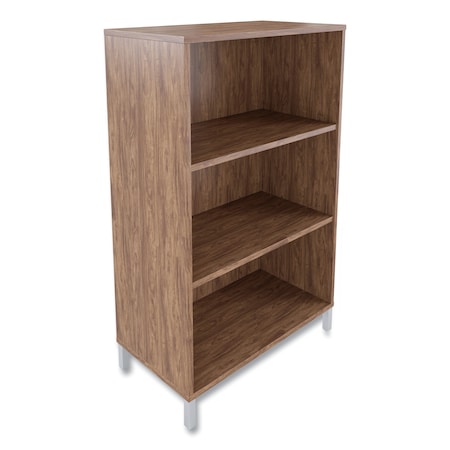 Union & Scale Essentials Laminate Bookcase, Three-Shelf, 28 x 15 x 45.6, Espresso UN56977